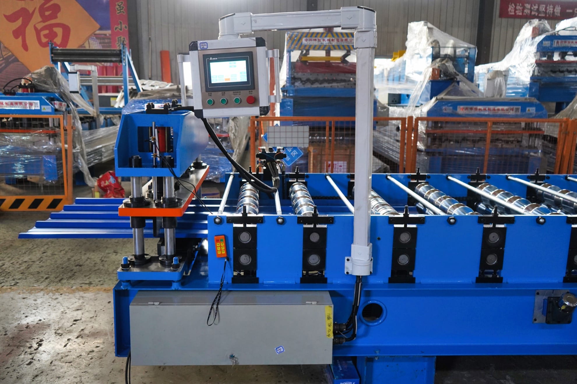 Color Steel Metal Roof Trapezoidal Roll Forming Machine