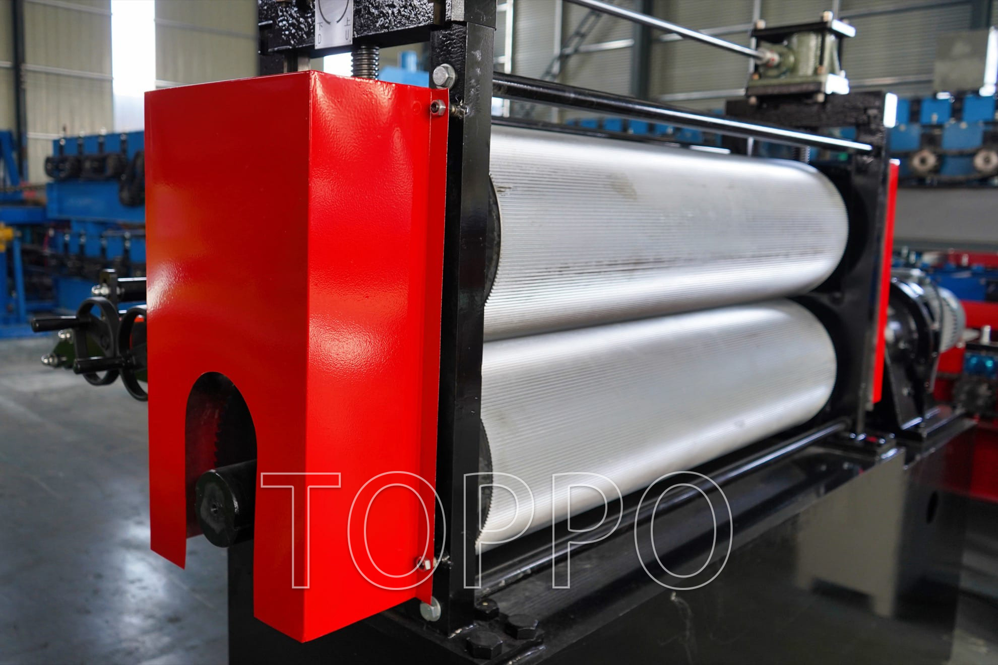 Industrial Wave Pattern Metal Sheet Embossing Machine with Manual Clutch System