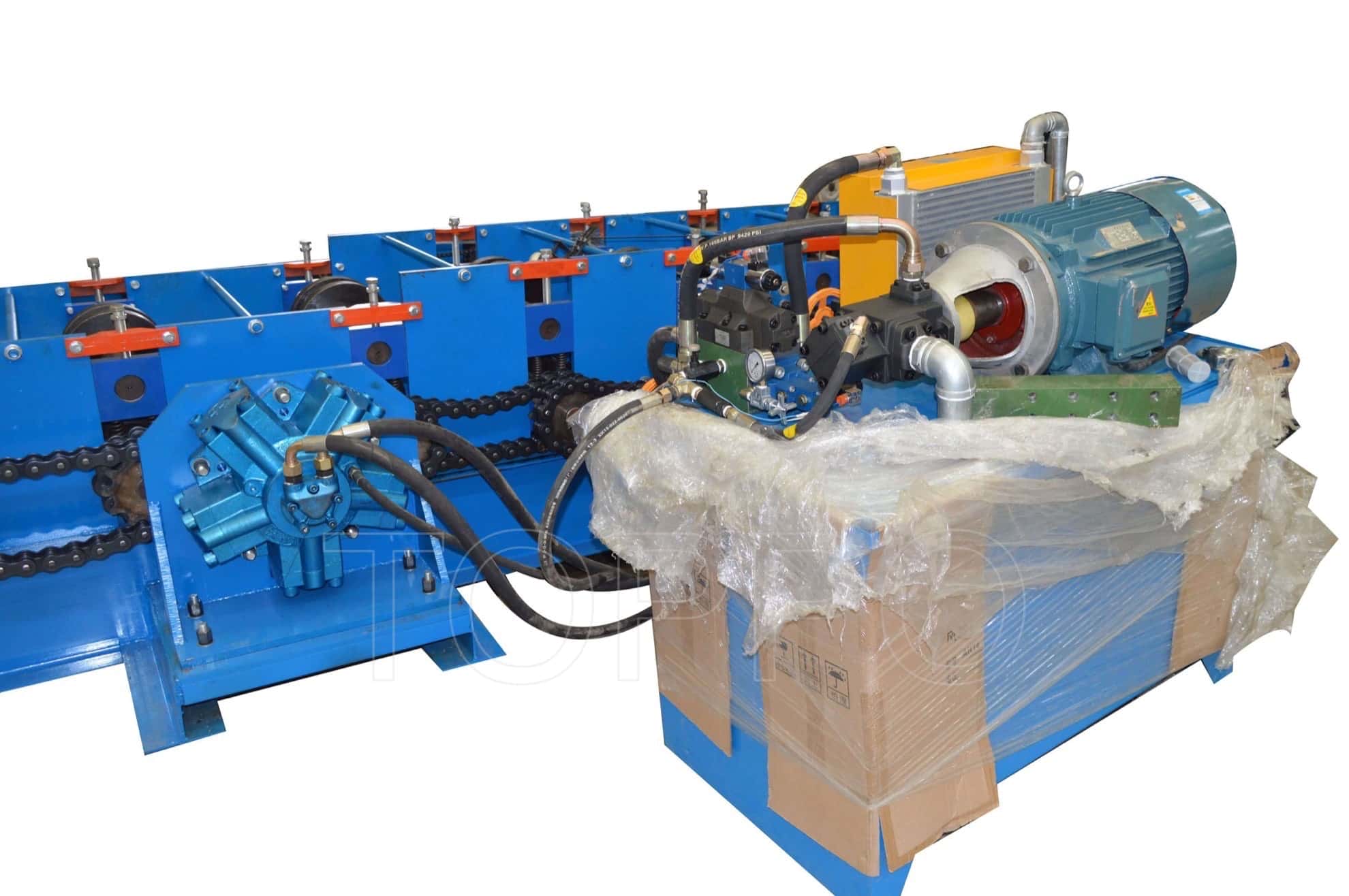 Automatic CZU Purlin Roll Forming Machine with Integrated Hydraulic Punching