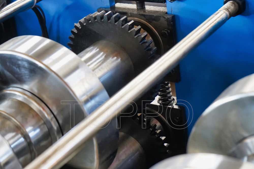 Automated Floor Deck Roll Forming Machine with Independent Control Panel