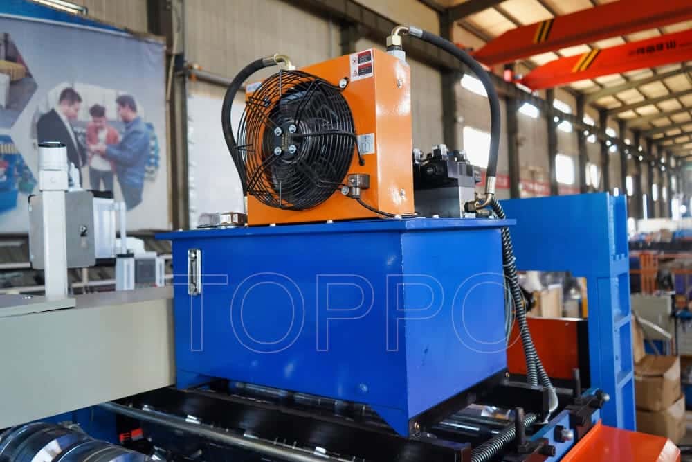 PLC Controlled Floor Deck Roll Forming Machine for Metal Deck Panel