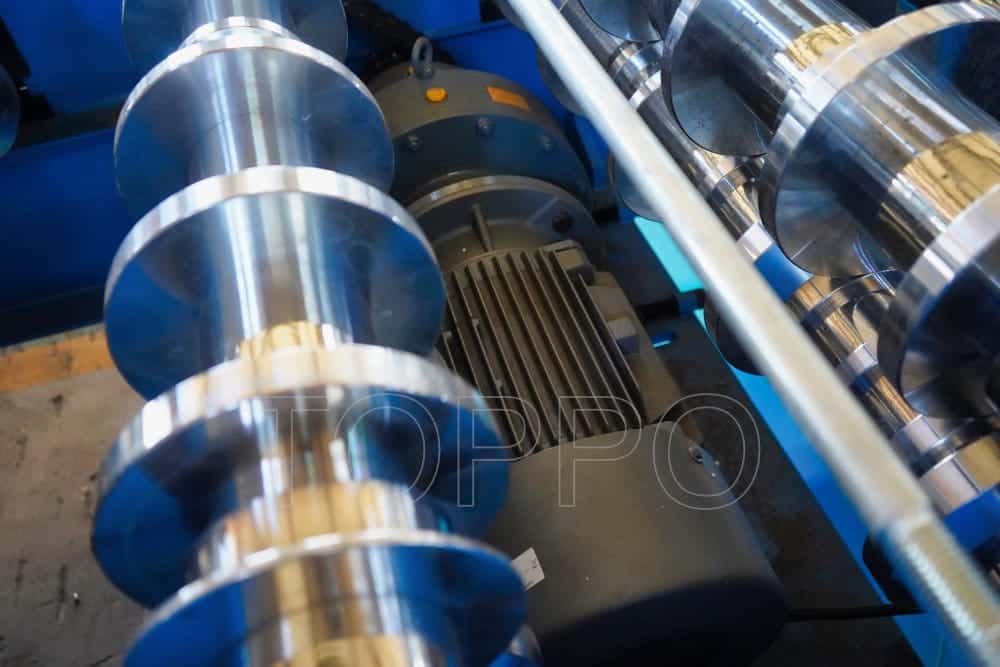 PLC Controlled Floor Deck Roll Forming Machine for Metal Deck Panel