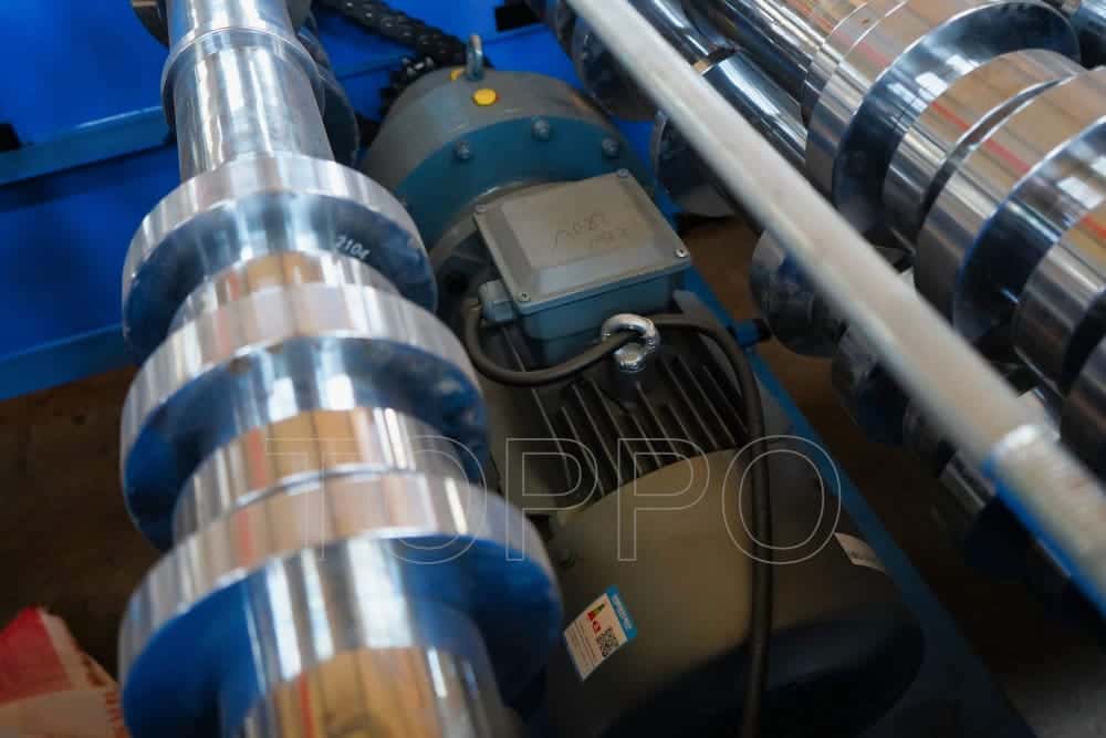 Automatic Floor Deck Roll Forming Machine with Straight Edge Design