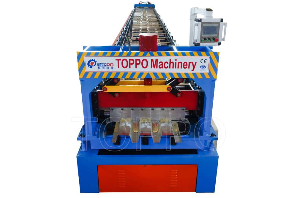 Automated Floor Deck Roll Forming Machine with Independent Control Panel