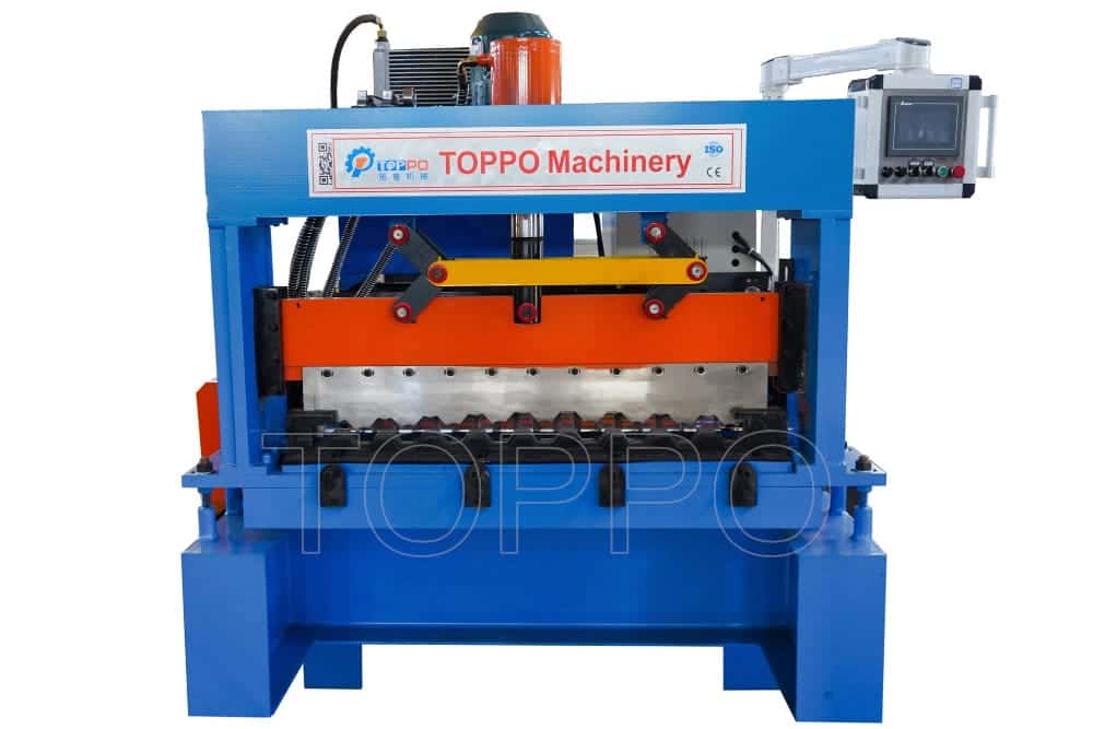 Automatic Floor Deck Roll Forming Machine with Straight Edge Design