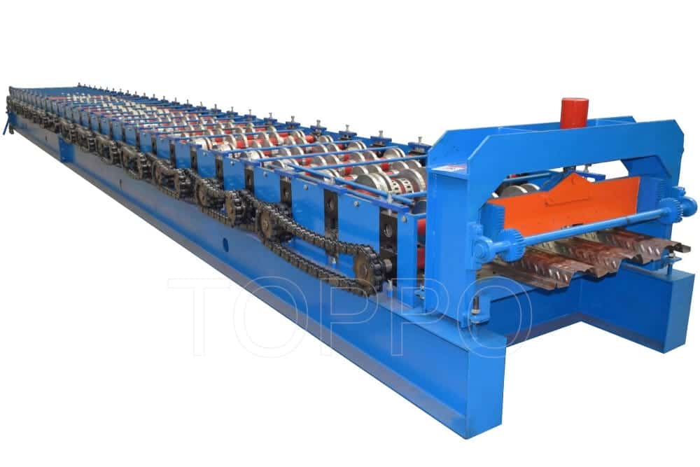 Industrial Floor Deck Roll Forming Machine with Enclosed Safety Covers