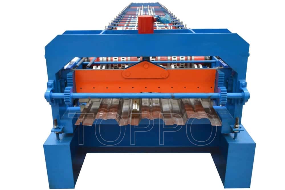 Industrial Floor Deck Roll Forming Machine with Enclosed Safety Covers