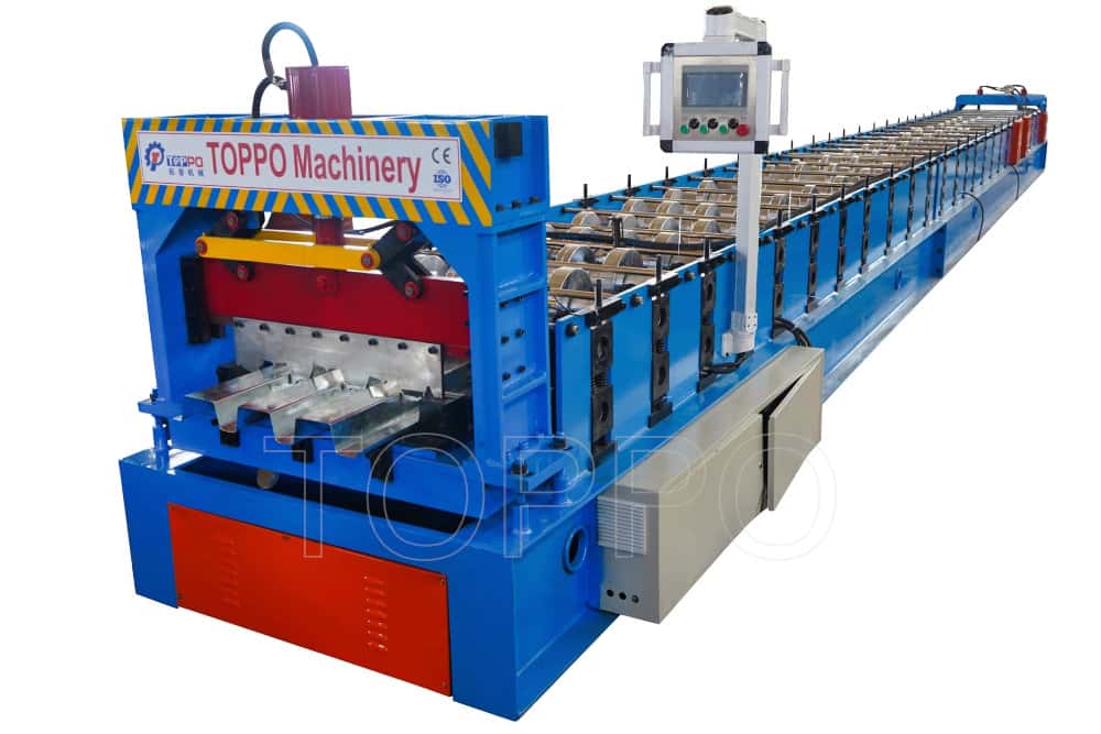 Automated Floor Deck Roll Forming Machine with Independent Control Panel