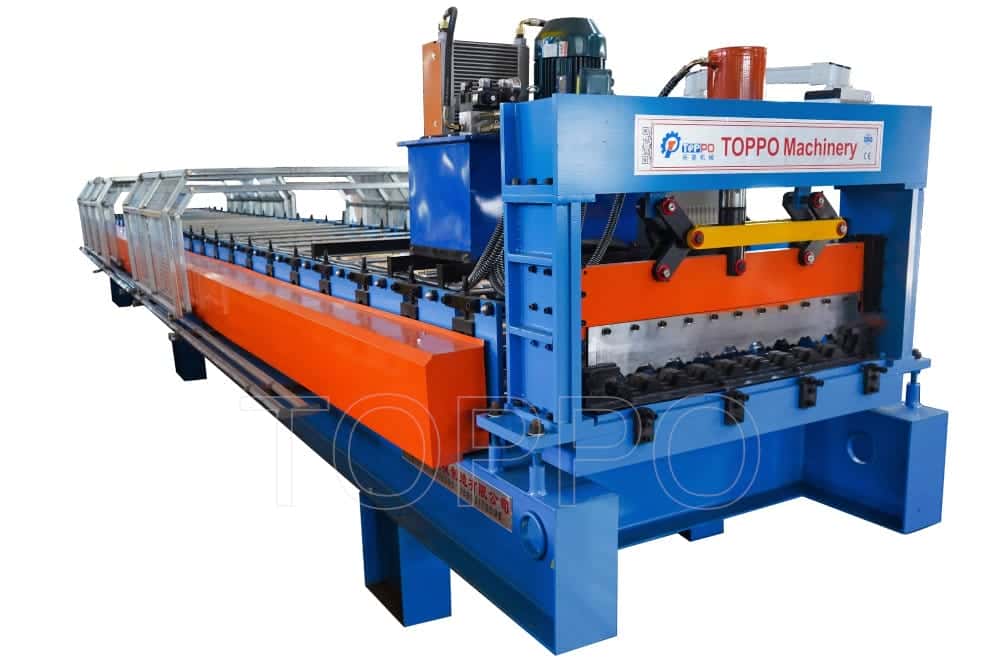 Automatic Floor Deck Roll Forming Machine with Straight Edge Design