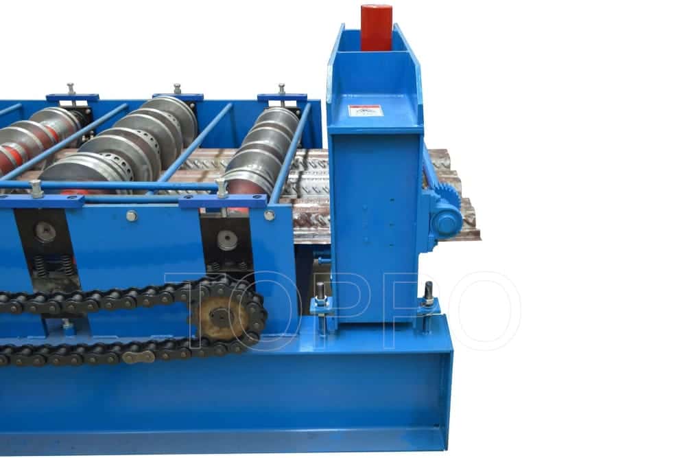 Industrial Floor Deck Roll Forming Machine with Enclosed Safety Covers