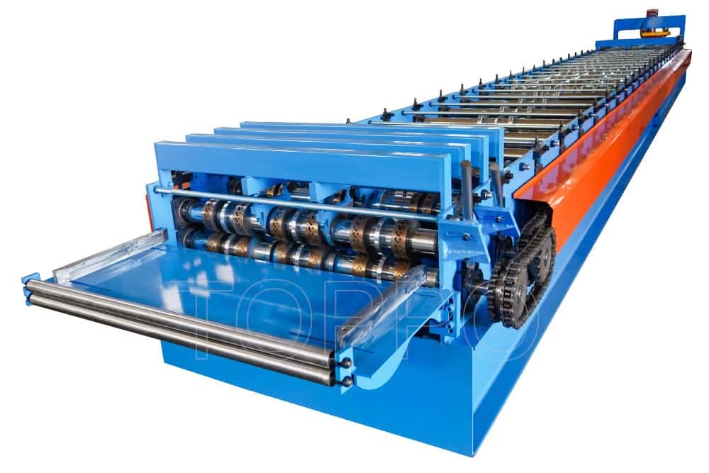 Heavy-Duty Floor Deck Roll Forming Machine with Right-Side Operator Panel