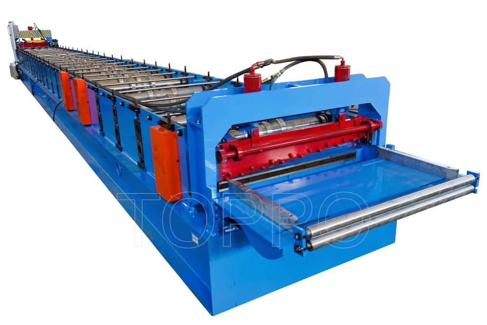 Automated Floor Deck Roll Forming Machine with Independent Control Panel