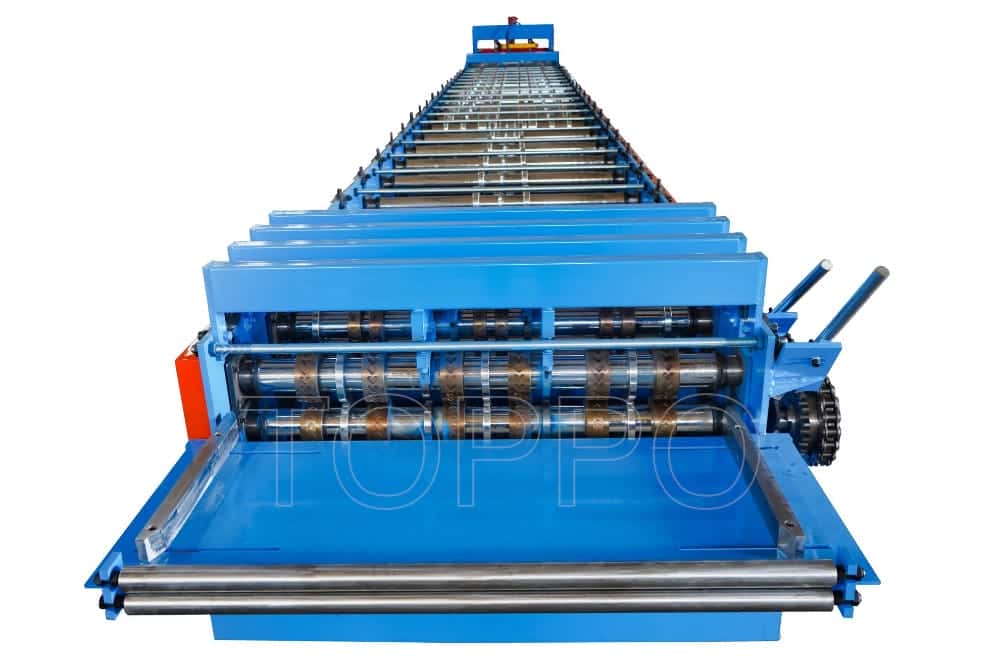 Heavy-Duty Floor Deck Roll Forming Machine with Right-Side Operator Panel
