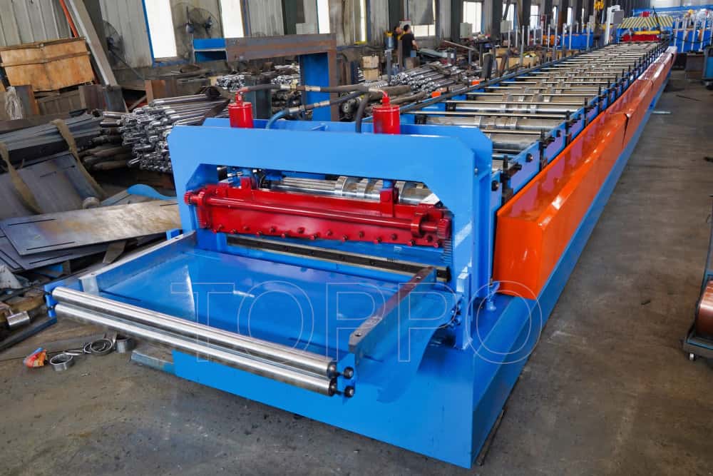 Automated Floor Deck Roll Forming Machine with Independent Control Panel