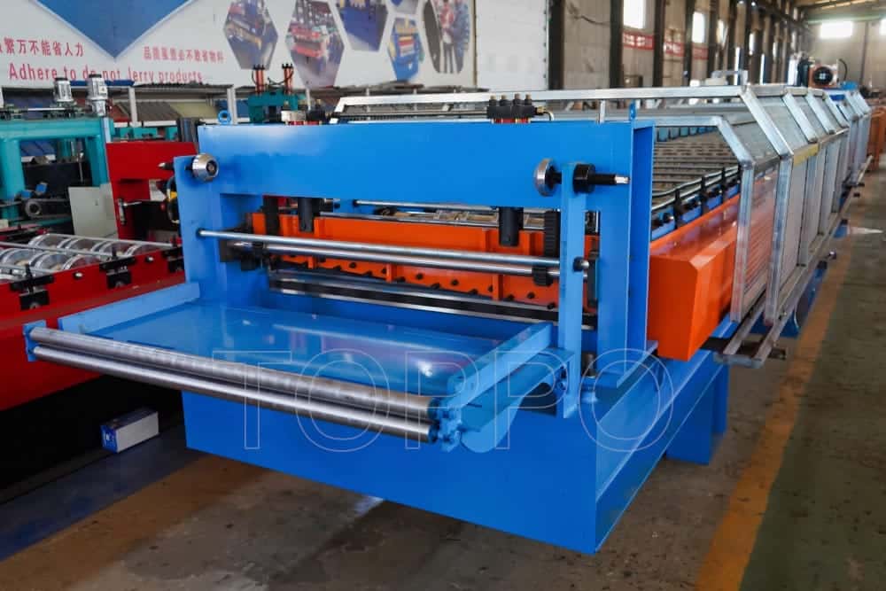 PLC Controlled Floor Deck Roll Forming Machine for Metal Deck Panel