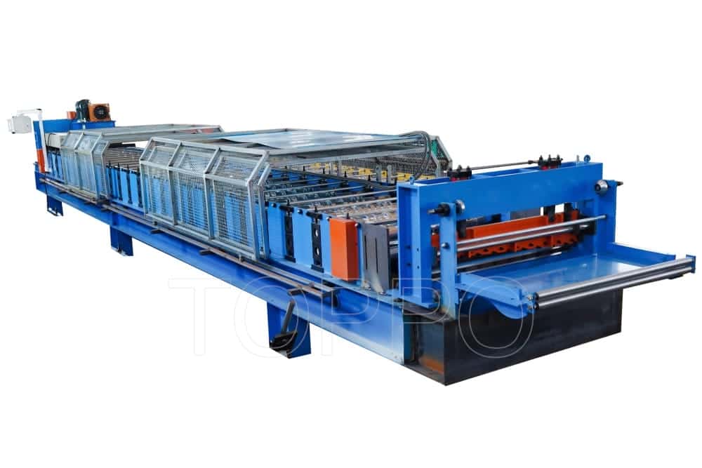 Automatic Floor Deck Roll Forming Machine with Straight Edge Design