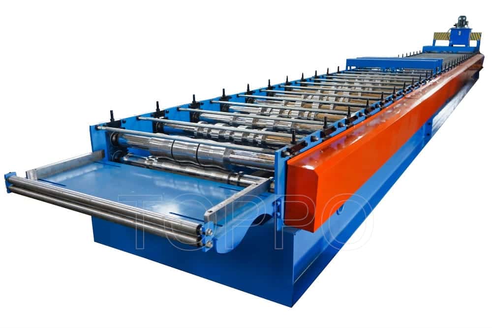 High-Speed Floor Deck Roll Forming Machine with PLC Control
