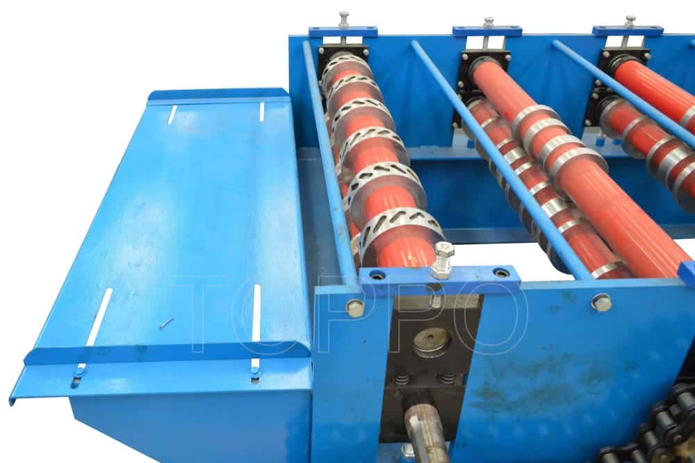 Industrial Floor Deck Roll Forming Machine with Enclosed Safety Covers
