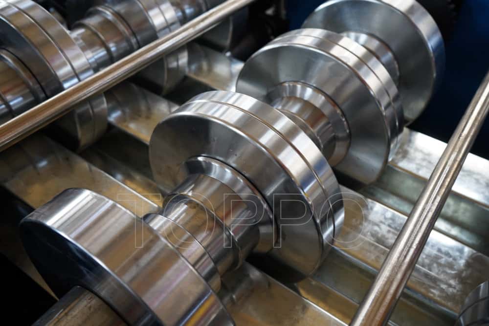 Automated Floor Deck Roll Forming Machine with Independent Control Panel