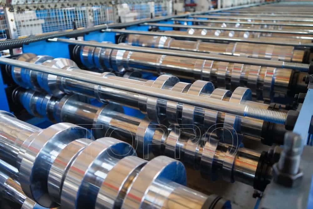 Automatic Floor Deck Roll Forming Machine with Straight Edge Design