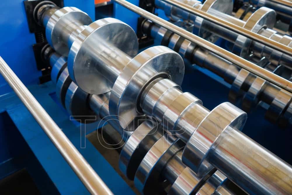 Automated Floor Deck Roll Forming Machine with Independent Control Panel