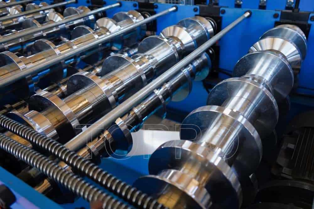 PLC Controlled Floor Deck Roll Forming Machine for Metal Deck Panel