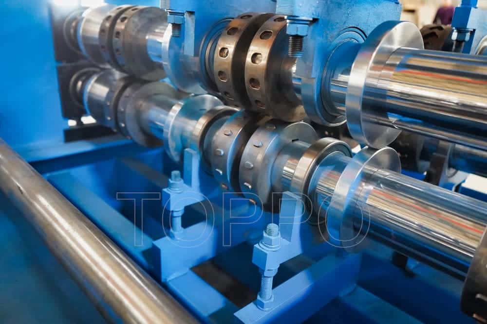 Industrial Corrugated Metal Roofing Sheet Roll Forming Machine Production Line