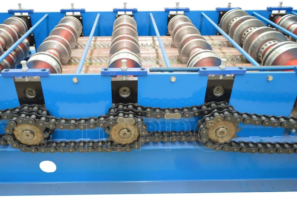 Industrial Floor Deck Roll Forming Machine with Enclosed Safety Covers