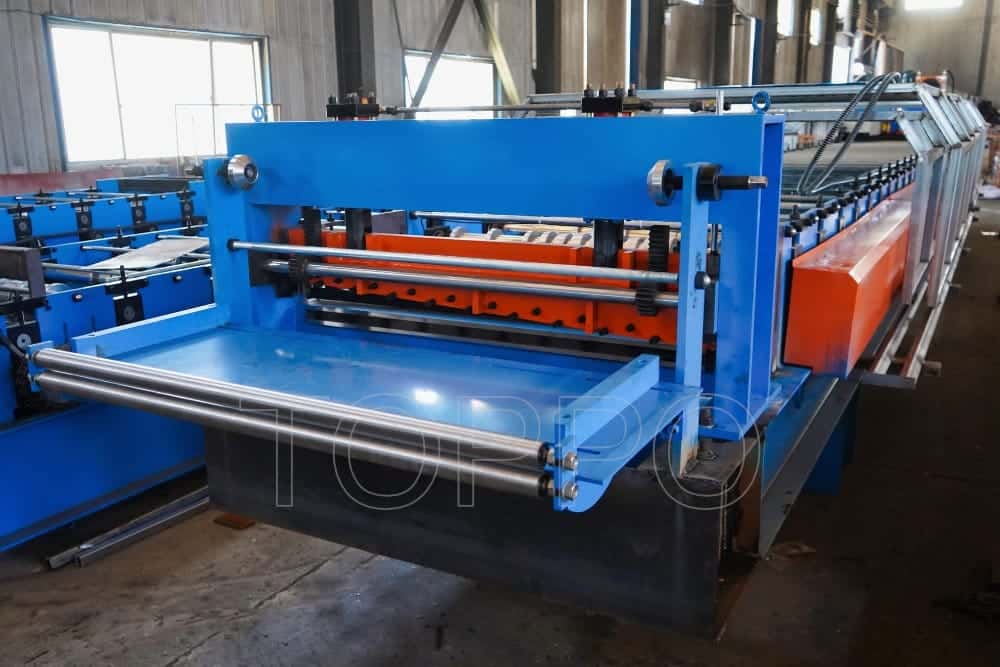 Automatic Floor Deck Roll Forming Machine with Straight Edge Design