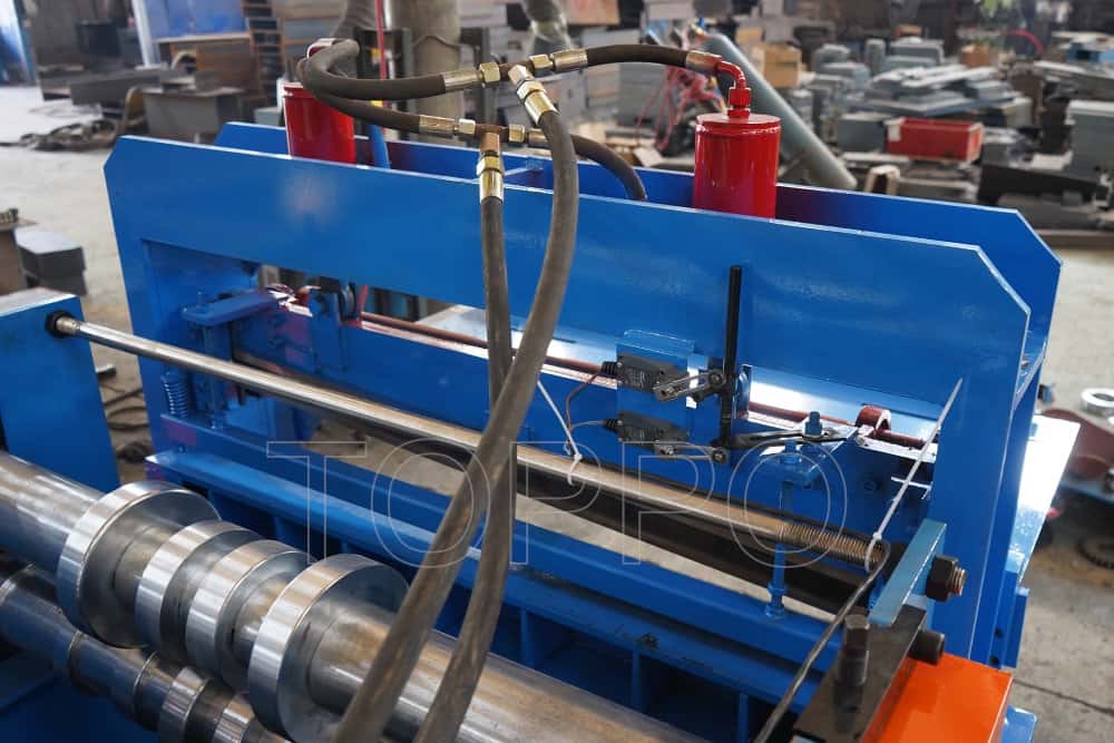 Automated Floor Deck Roll Forming Machine with Independent Control Panel