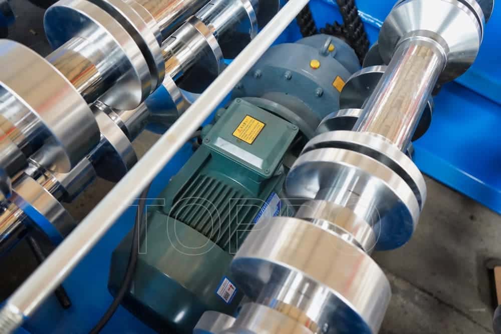 High-Speed Floor Deck Roll Forming Machine with PLC Control