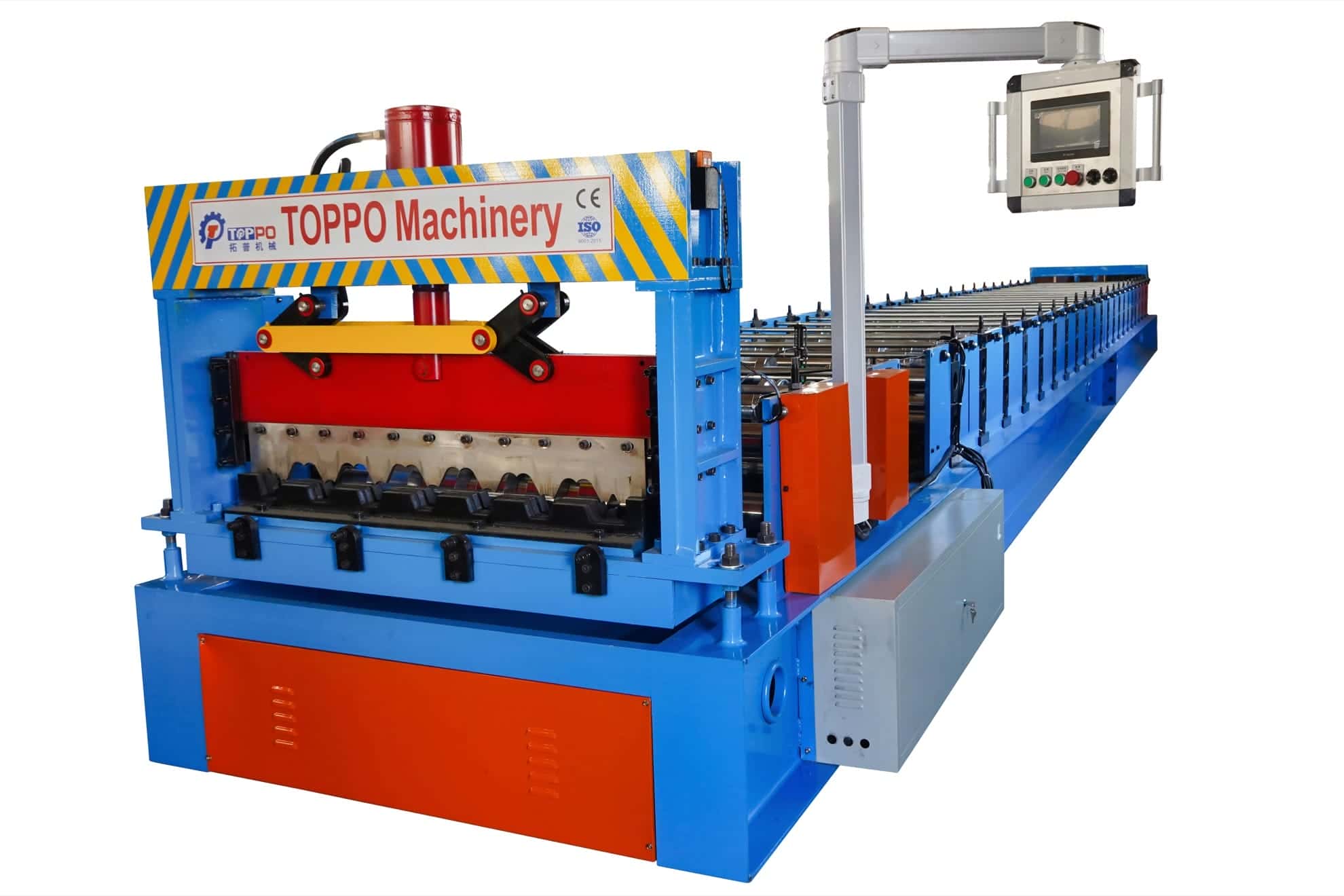 Fully Automatic Floor Deck Roll Forming Machine with Touch Screen Control