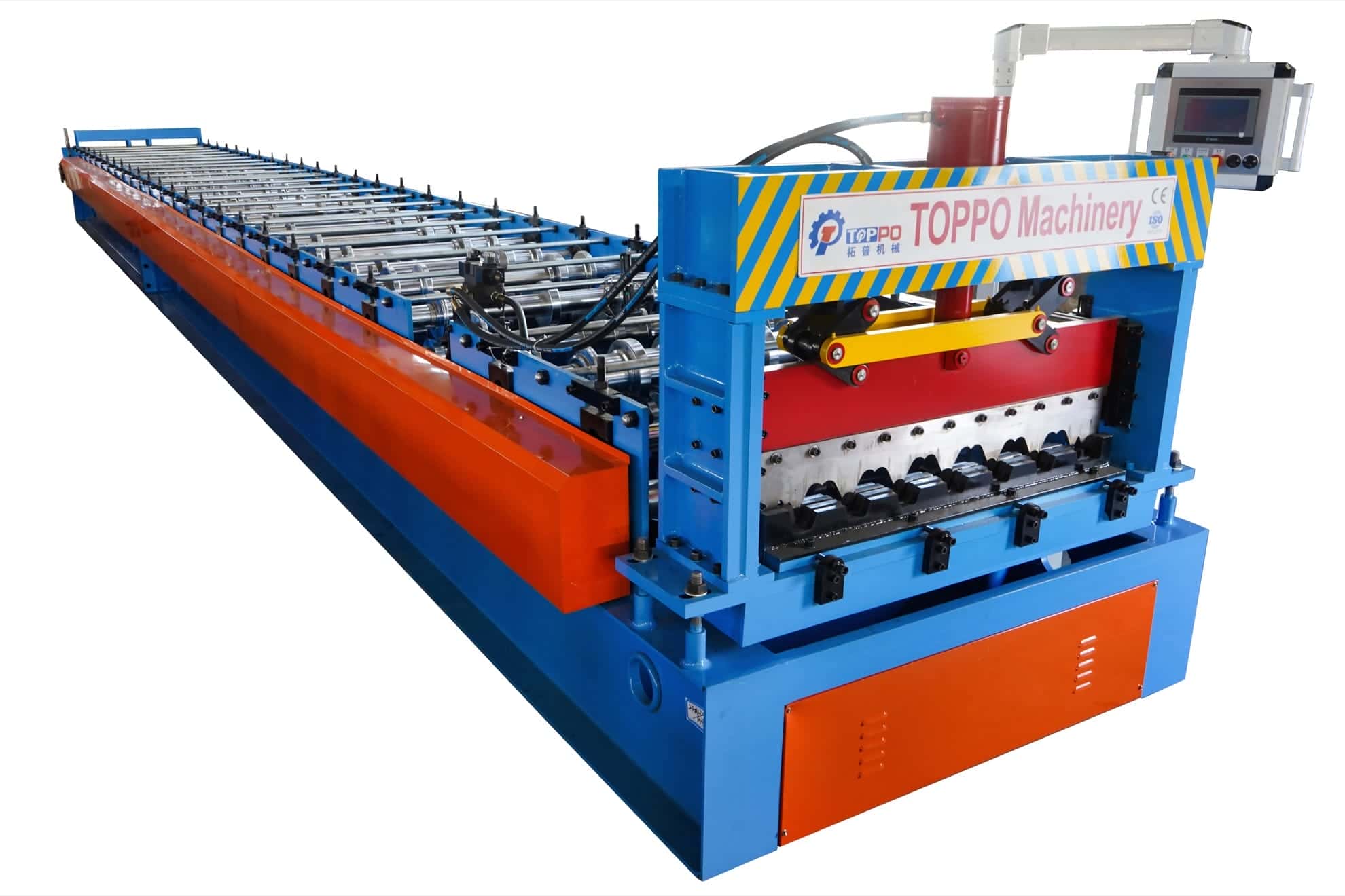Fully Automatic Floor Deck Roll Forming Machine with Touch Screen Control