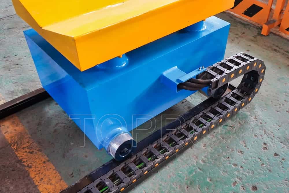 Automatic Decoiler with Coil Car, Support Arm and Red Disc