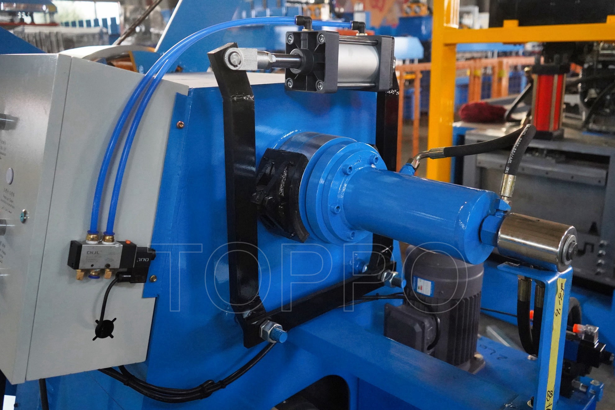 Automatic Hydraulic Decoiler with Coil Car and Pressing Arm