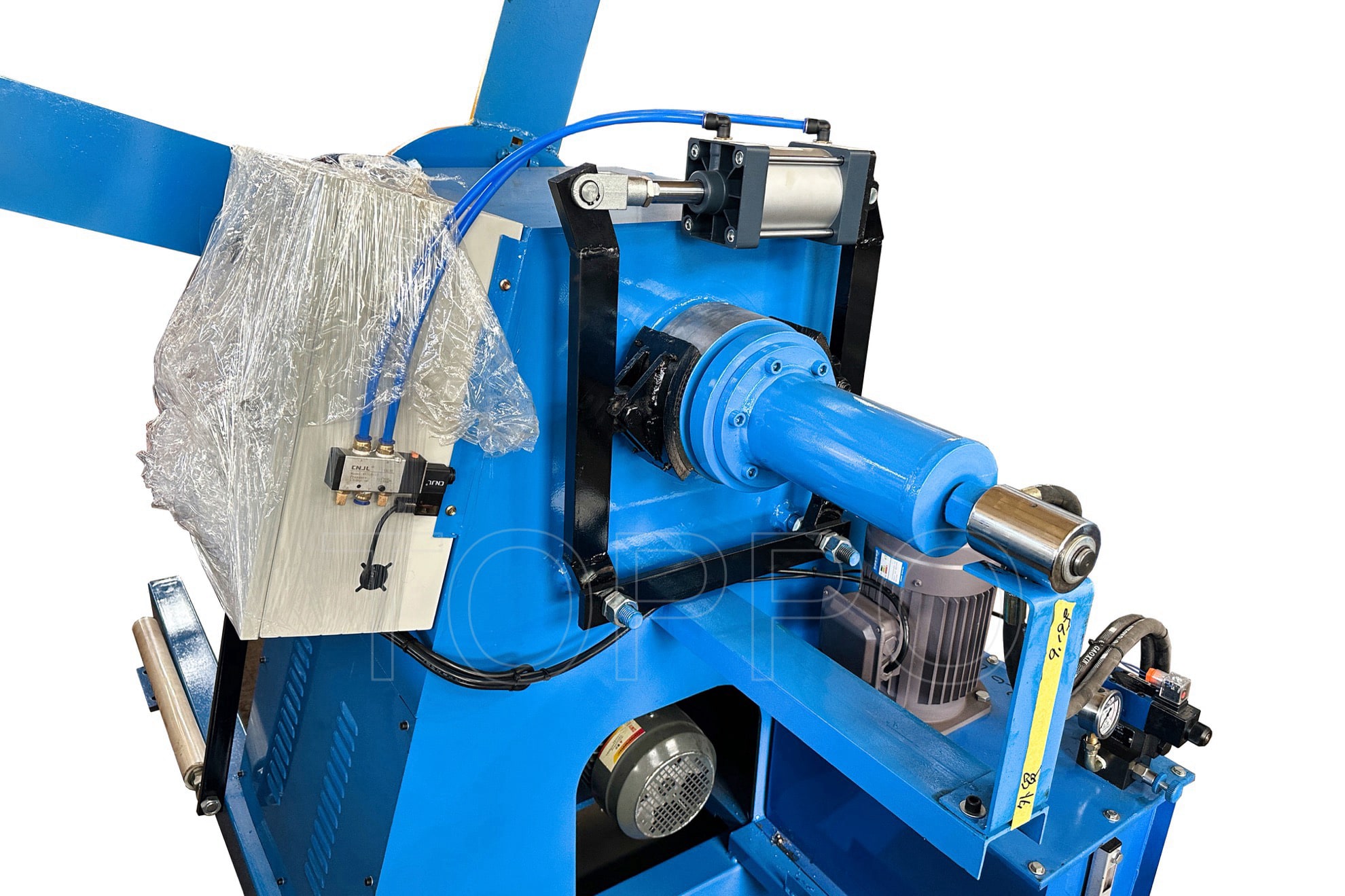 Automatic Hydraulic Decoiler with Coil Car and Pressing Arm