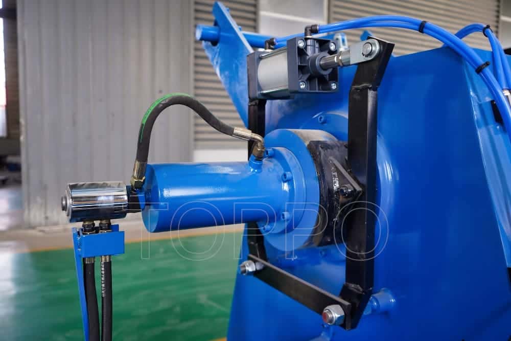 8 Ton Hydraulic Automatic Decoiler with Wedge Expansion and Control Panel