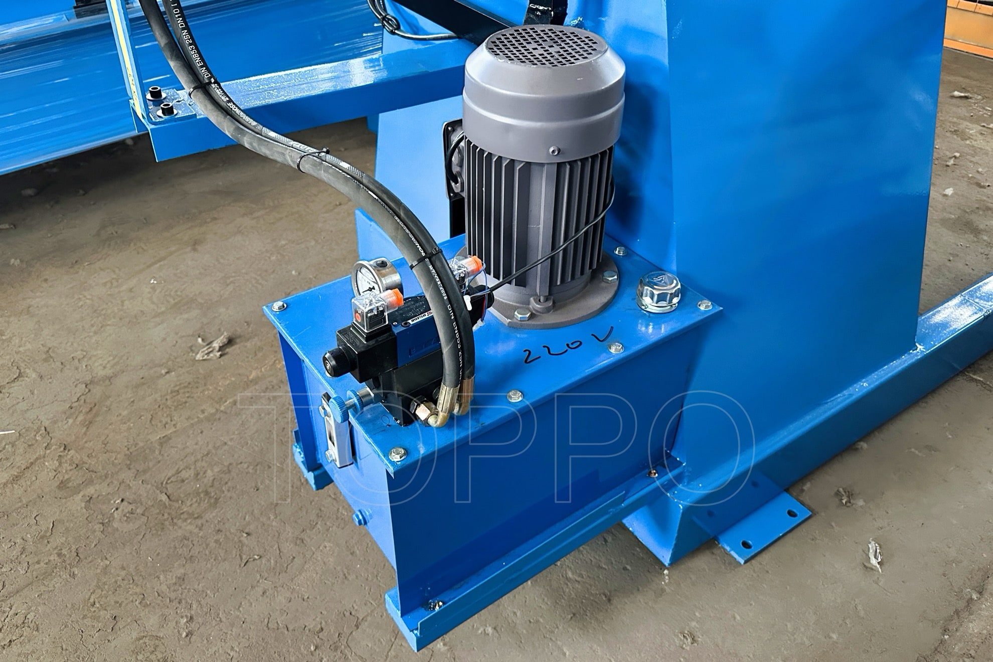 Automatic Hydraulic Decoiler with Coil Car and Pressing Arm
