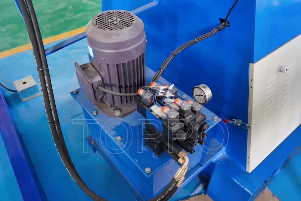 8 Ton Hydraulic Automatic Decoiler with Wedge Expansion and Control Panel