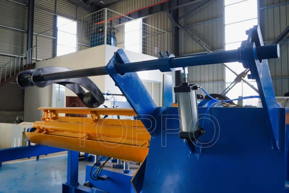 8 Ton Hydraulic Automatic Decoiler with Wedge Expansion and Control Panel