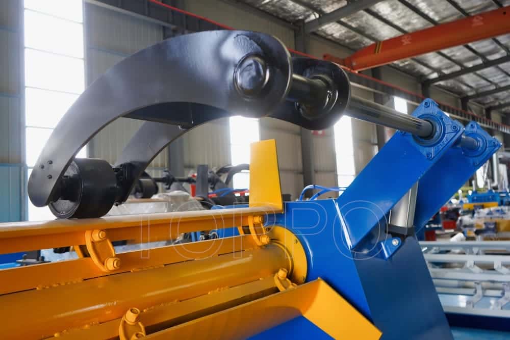 8 Ton Hydraulic Automatic Decoiler with Wedge Expansion and Control Panel