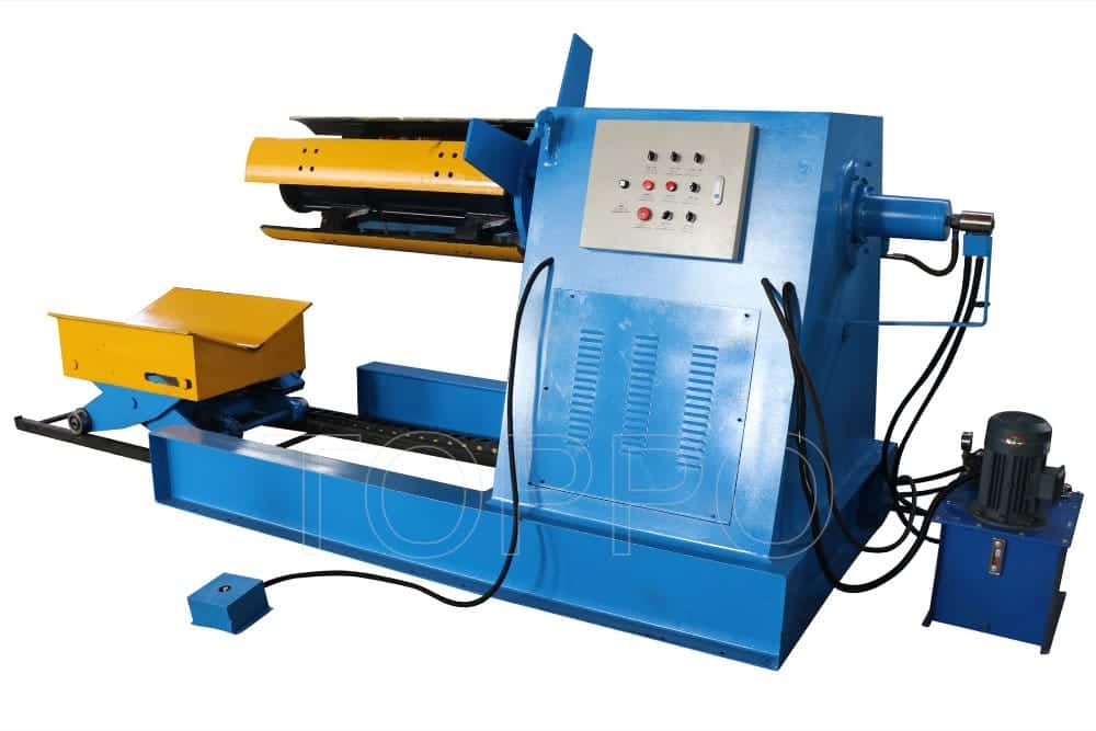 Automatic Hydraulic Decoiler with Coil Car and Wedge Expansion
