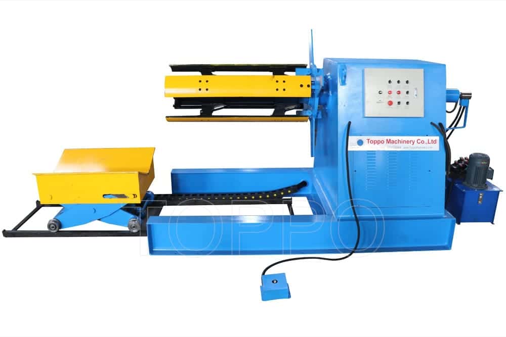 Automatic Hydraulic Decoiler with Coil Car and Wedge Expansion
