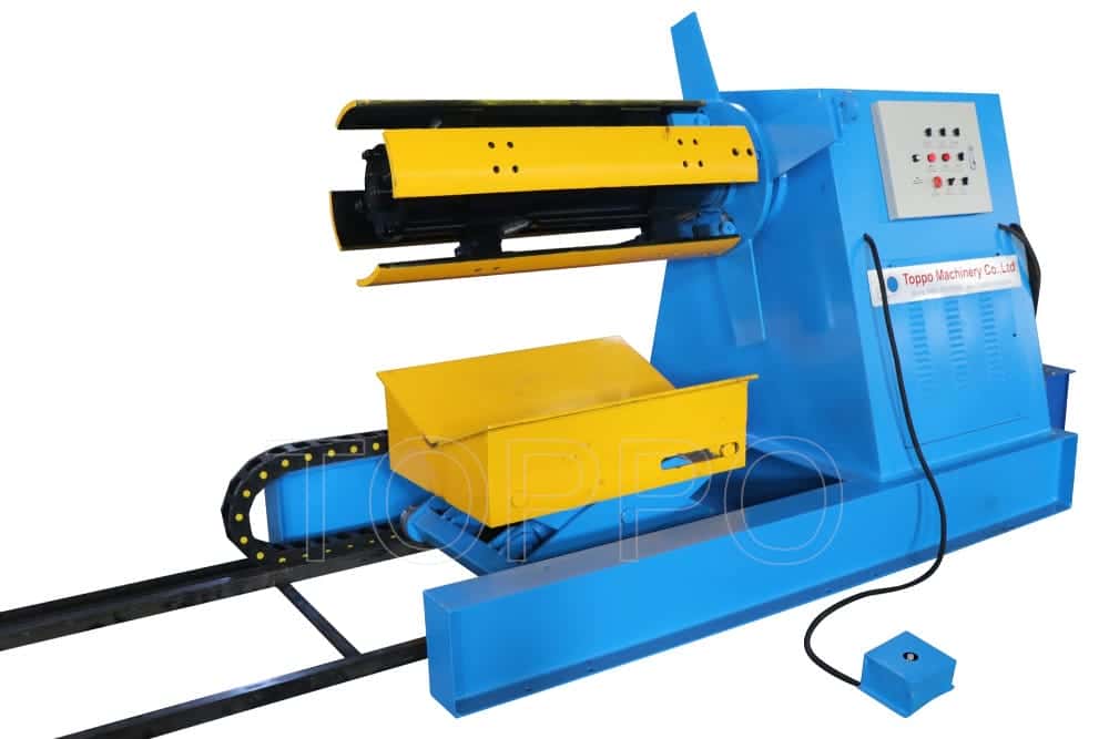 Automatic Hydraulic Decoiler with Coil Car and Wedge Expansion