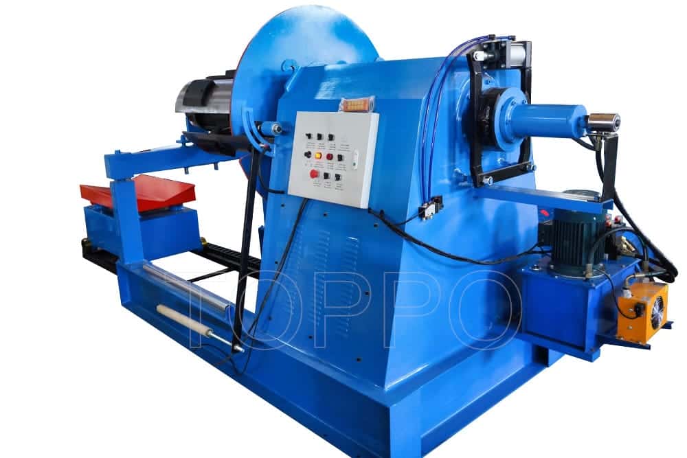 Automatic Hydraulic Decoiler for Metal Coil Handling