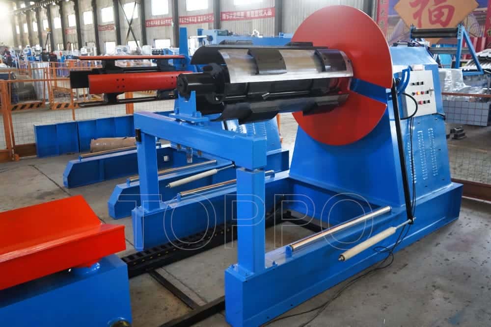 Automatic Hydraulic Decoiler for Metal Coil Handling
