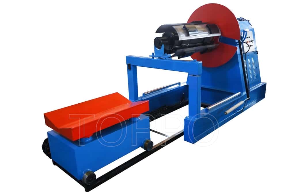 Automatic Hydraulic Decoiler for Metal Coil Handling