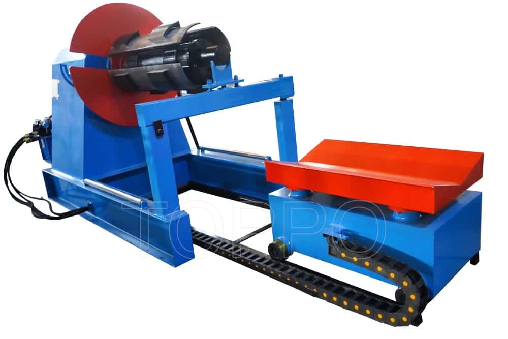 Automatic Hydraulic Decoiler for Metal Coil Handling