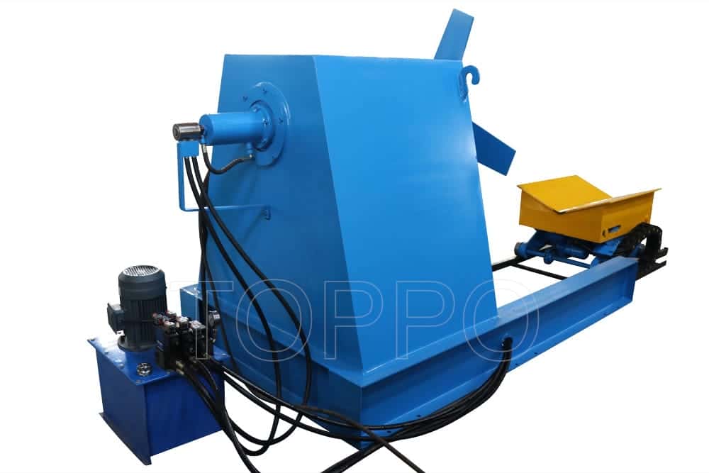 Automatic Hydraulic Decoiler with Coil Car and Wedge Expansion