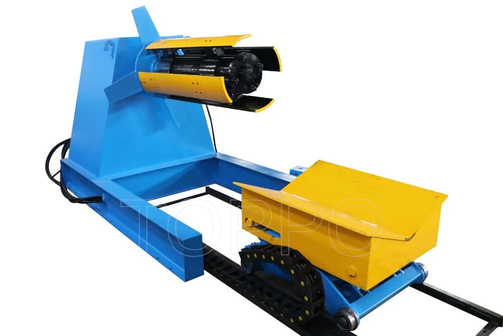 Automatic Hydraulic Decoiler with Coil Car and Wedge Expansion